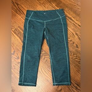Old Navy Active Striped Teal Leggings